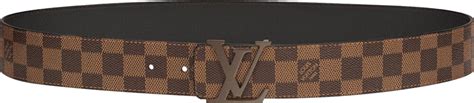 louis vuitton belt brown checkered|lv brown checkered belt.